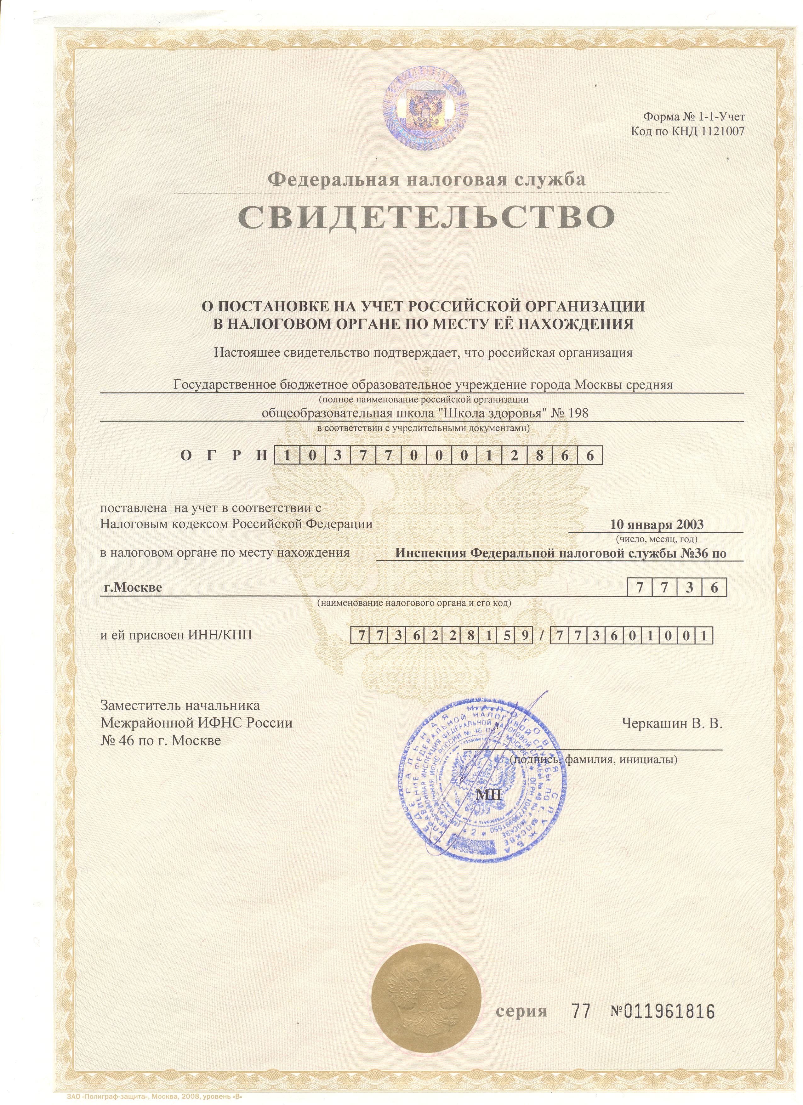 ИНН и КПП